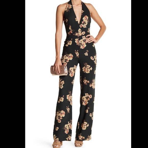 emory park Pants - ‼️LAST CHANCE Emory Park Green Floral Jumpsuit